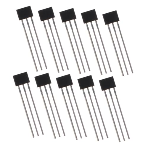 CHILDWEET 10pcs Hall Effect Sensor High Sensitivity Pin for Appliance Replacement Sturdy Performance for Automotive and Industrial Use Convenient Logic Circuit Integration