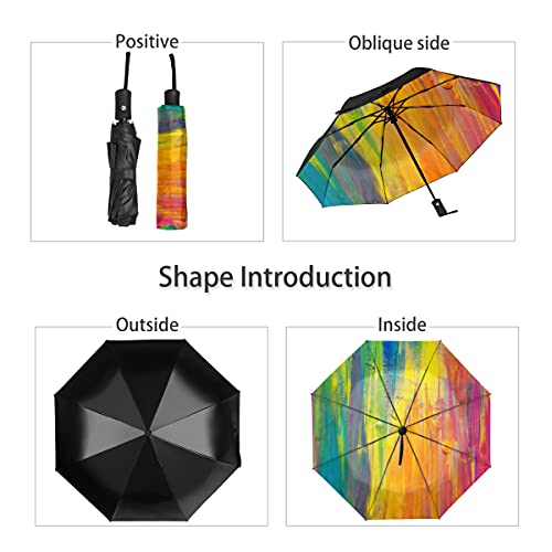 Parapluie de voyage automatique léger résistant aux UV et vent - 2