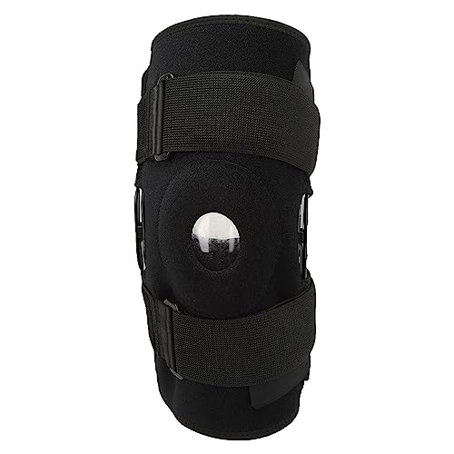 Huairdum Rodillera con Bisagras, Protección Ligera para Menisco, Rodilleras, Ventilación, 2 Tiras de Soporte de Aluminio para Exteriores