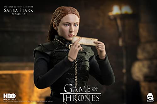 Threezero Game Of Thrones: Sansa Stark (Season 8 Version) 1:6 Scale Collectible Figure, Multicolor #TOP5