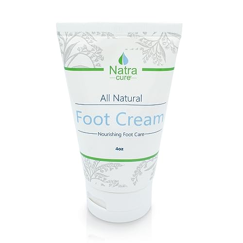 NatraCure Moisturizing Foot Cream and Lotion - 4 oz (9920-4OZ) - Moisturizes & Rehydrates Dry Cracked Skin