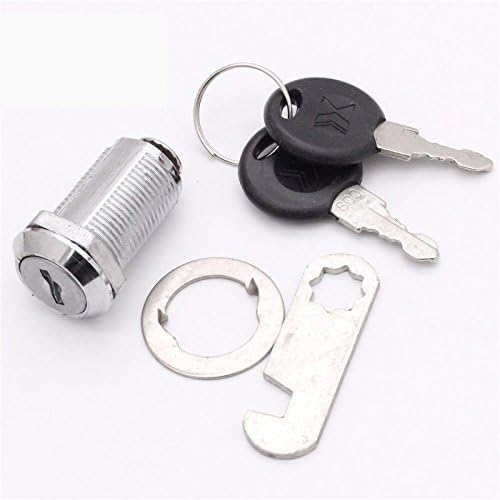 Cam Locks Cabinet Drawer Tool Box Keyed Lock Strength Zinc Alloy + Plastic Recyclable Parts