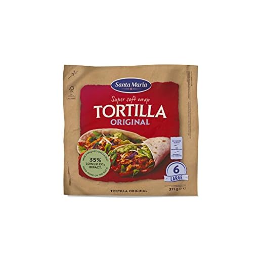 Santa Maria tortilla Stor 10" , Super Soft 6 Wraps, 371 g