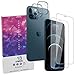 Pellicola Vetro Temperato Massima Protezione Display 0,4mm Apple iPhone 12 Pro 6,1 Pollici Vetrino Fotocamera Posteriore Antiriflesso Antimpronte Resistente Graffio Protettivo Camera
