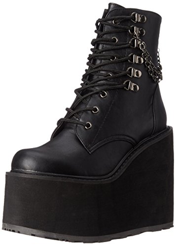 Demonia SWING-101, Stivali Corti Donna, Nero e