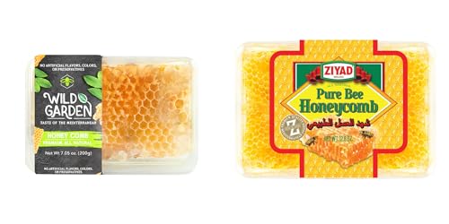 Pack 2 Comb Honeycomb Natural 7.05 oz + 13 oz