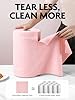 Fantasticlean Microfiber Cleaning Cloth Roll -75 Pack, Tear Away Microfiber Towels, 12" x 12", Reusable, Washable, Scratch Free, Ultra Absorbent Dish Rags for Car, Home, Garage or Shop (Pink) #2