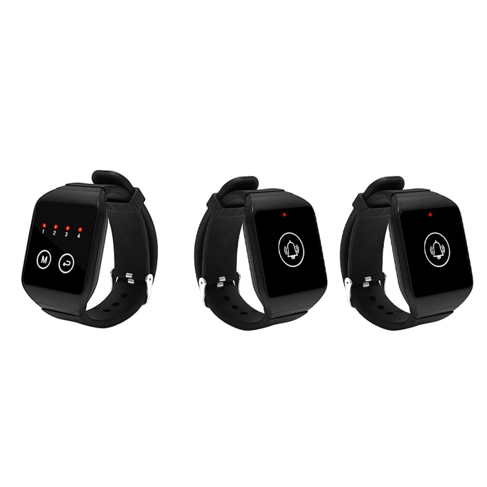 Récepteur de Montre sans pour Serveur, Appel de Restaurant, Téléavertisseur pour Narguilé, Café, Dentiste, Conférence Téléphonique