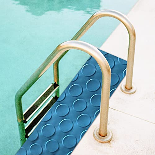 Image of Anti Slip Swimming Pool Ladder Mat for Front Door Swimming Pool Blue B | Yard, Garden & Outdoor Living | Pools & Spas | Pool Equipment & Parts | Pool Ladders & Steps