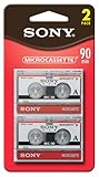 Sony 90 Minute Microcassette (2-Pack) (Discontinued by Manufacturer)