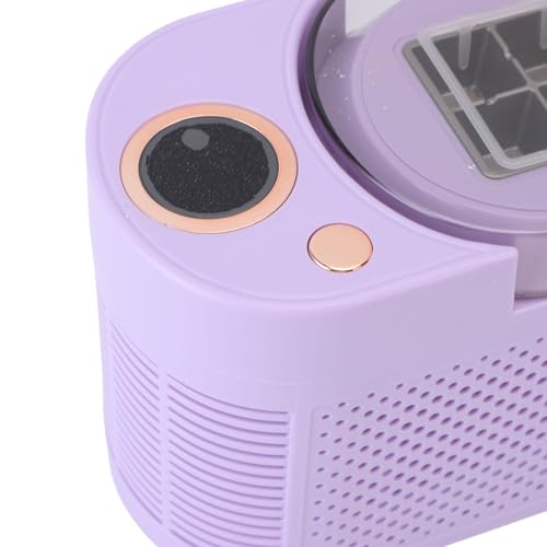 Tisch-Eiswürfelbereiter, tragbare Eismaschine unterstützt Auto-Stromversorgung, schnell machen 8 Würfel in 10 Minuten, kleine Eismaschine mit Quick Release Korb für Haus, Küche (EU-Stecker)