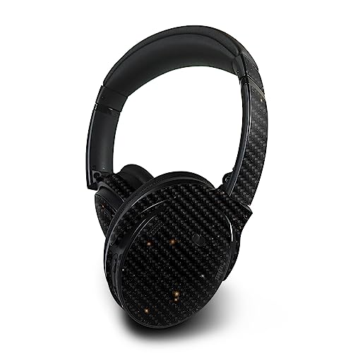 Image of MightySkins Carbon Fiber Skin Compatible with Bose QuietComfort 45 Headphones Deep Space | Protective, Durable Textured Carbon Fiber Finish | Easy to Apply | Made in The USA