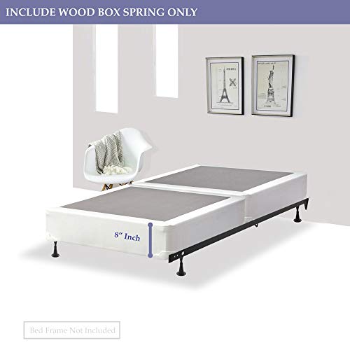 Spinal Solution Wood Traditional Box Spring/Foundation For Mattress, Twin, 2 #TOP2