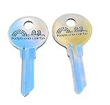Pair of Replacement Keys for Various Locks Including CompX, General Fireproofing, and Pundra with Codes from C001A-C783A Cut to The Code You Choose(C501A)