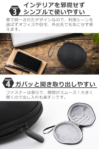 [very Marble] 互換品 マウスケース マウス ケース 収納 Logicool ロジクール M575GR M575S 専用 収納ケース(ハードタイプ) トラックボール ワイヤレス logi (ケースのみ)