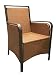 Produktbild das wohnwerk GmbH Poly Rattan Stuhl Napoli PE Garten Stuhl Sessel beige Natur
