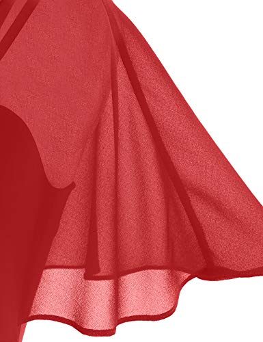 Image of GownTown Women's 1950s Cloak Two-Piece Cocktail Dress