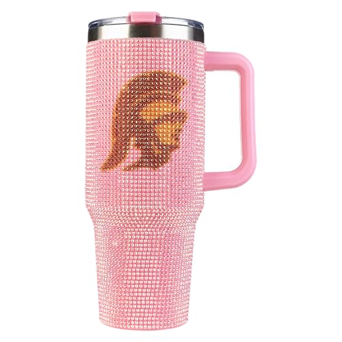 Image of The Memory Company Officially Licensed 40oz Pink Bling Game Day Tumbler, University of Southern California