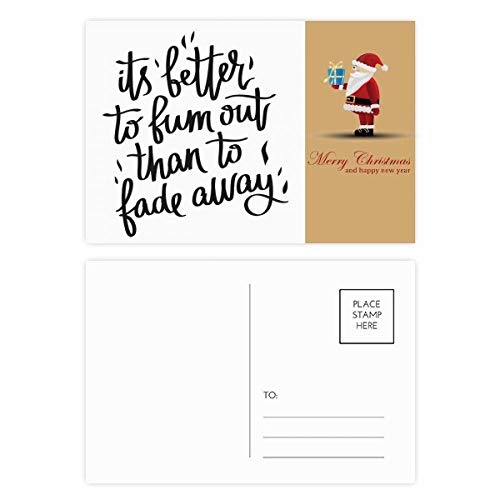 Cartes postales Its Better to Bum Out en papier premium rigide