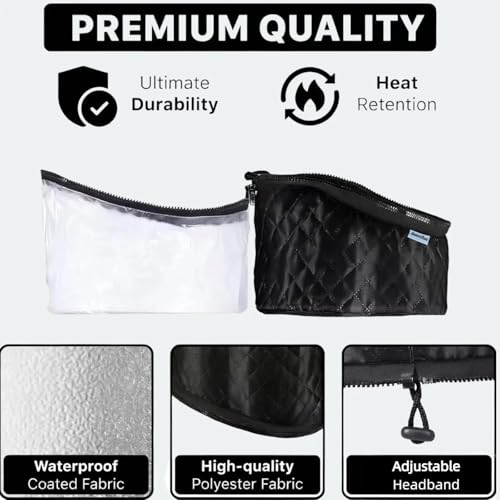 Hair Steamer for Natural Hair (Home Use) - 10-Speed Temperature Control, Fast Heating & Deep Strand Nourishment - Thumbnail 7