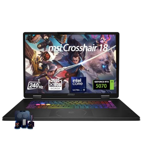 Image of msi Crosshair 18 HX AI Gaming Laptop, RTX 5070, Intel 24-Core Ultra 9 275HX