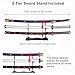 Kaoudt Zoro Decoration41 inch Bamboo Cosplay Props: Roronoa Zoro Wado Ichimonji+Yama Enma+Shusui, Exact Replica Anime Original Texture, for Role-Playing, Stage Performance - Set of 3 Anime Props