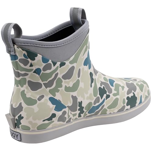 Image of Buoy Boots Men's Waterproof Rubber Fishing & Deck Boots, Ankle Rain Boots