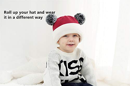 Image of Baby Girls Boys Winter Hat Scarf Kids Earflap Hood Scarves