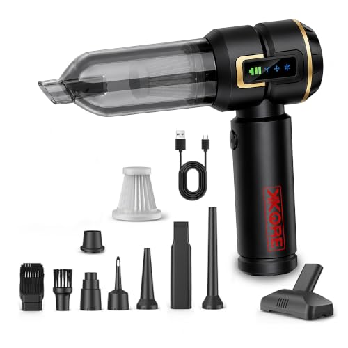 Typhoon Cordless Car Vacuum Cleaner 4-in-1 Vaccum Blower Inflate Deflate | 18000Pa Powerful Suction | 110000 RPM Brushless Motor | 6000mAh Battery | L