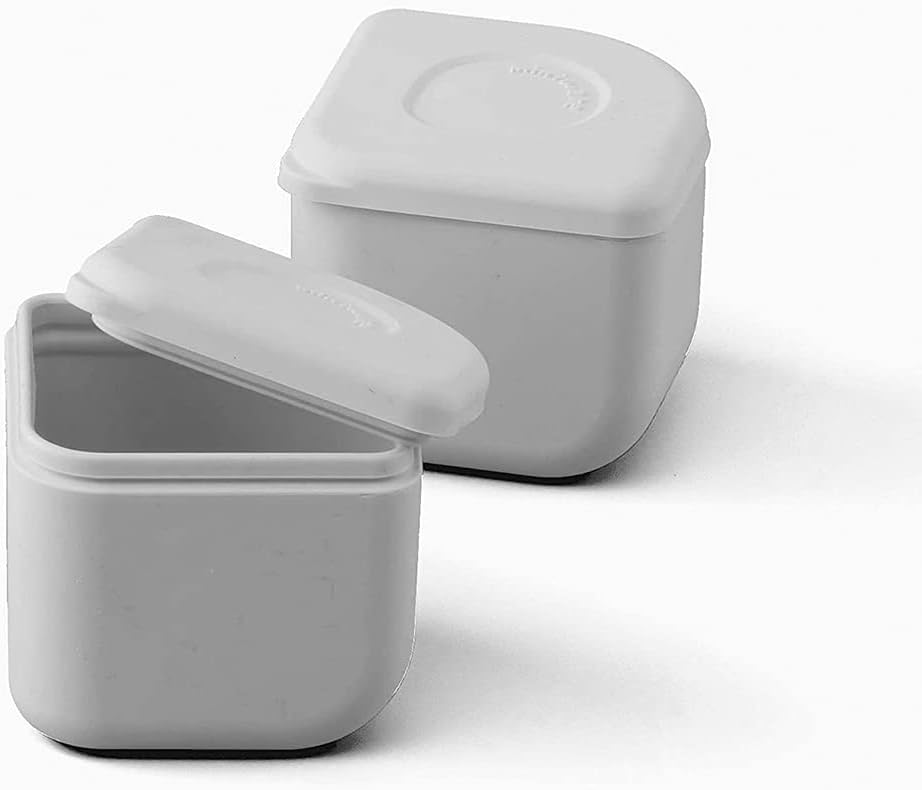 Miniware Leakproof Silipods Set of Two-Grey (GBSP2G)