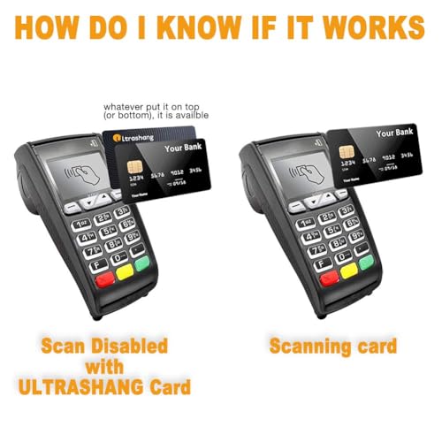 2Pcs RFID Blocking Card, Fuss-free Protection for Entire Wallet Shield, Credit Card Protector NFC Bank Debit Blocker, Upgraded Identity Theft Prevention for Travel Passport Holder(Ver. 2)