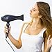 PRETYZOOM 2pcs Black Hair Dryer Nozzle and Diffuser Attachments, Universal Hair Dryer Replacement Nozzle Fit 4-4.8cm Diameter for Efficient Styling and Professional Blow Drying