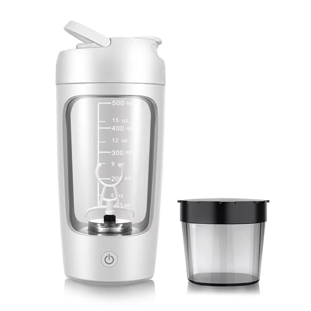Shaker électrique pour protéines blanc à agitation automatique au sport