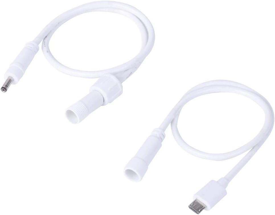 Rollerhouse 3.5mm x 1.35mm Female to Port USB Charging 22AWG DC Power Adapter Cable, DC 12V Plug Extension Cable Compatible with Solar Charger