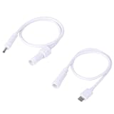 Rollerhouse 3&period;5mm x 1&period;35mm Female to Port USB Charging 22AWG DC Power Adapter Cable&comma; DC 12V Plug Extension Cable Compatible with Solar Charger