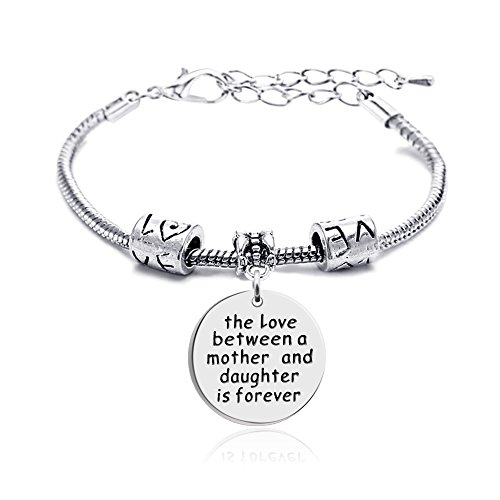 Mother Daughter Mother Son Grandmother Grandson Granddaughter Charm Bracelets Mom Gifts Mother's Day (Mother and Daughter)