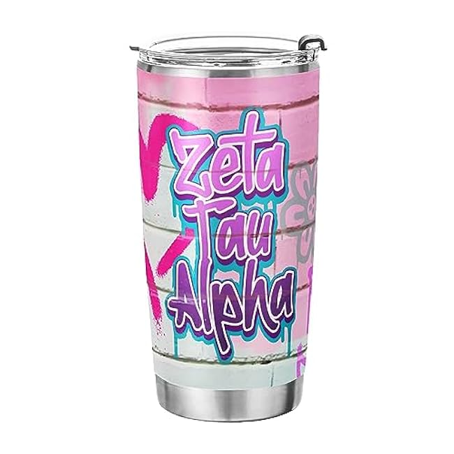 Delta Sigma Theta Sorority Paraphernalia - Official Vendor - 20 oz Stainless Steel Insulated Sublimation Tumbler - Classic