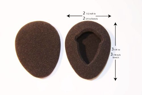 Two Pairs Of 80Mm Foam Earpads Fits Infrared Wireless Headphones In Gm Ford Toyota Nissan Honda Automobile Entertainment Dvd Player Systems #TOP1