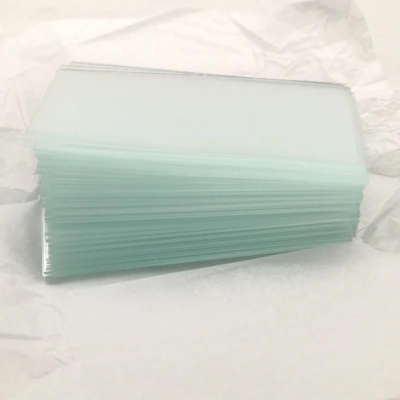 200PCS 24x50 mm Microscope Glass Slides Cover Slips Blank Accessories 0.13-0.17 Thickness