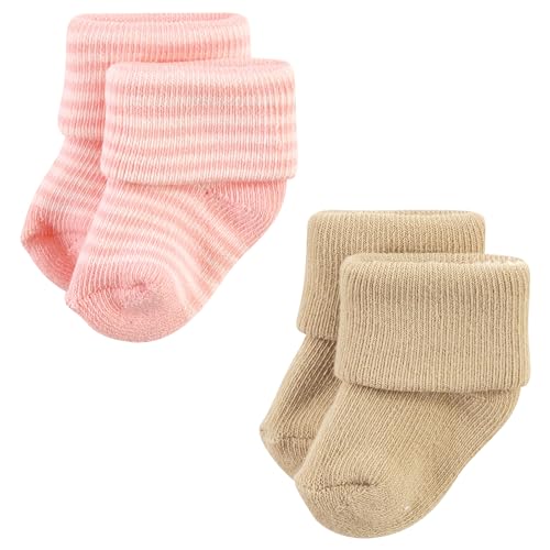 Image of Hudson Baby Baby 8-pack Cotton Rich Newborn and Terry Socks