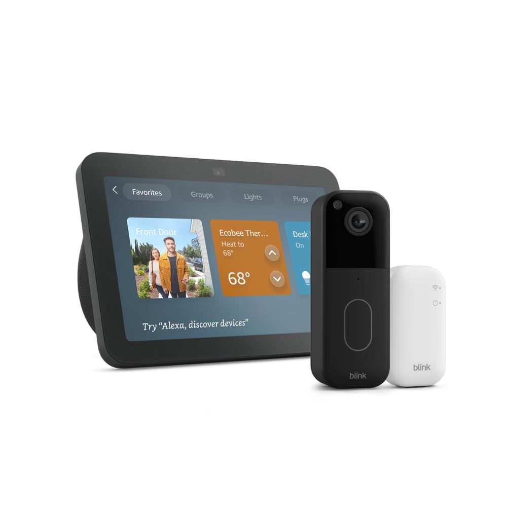 Amazon.com: Amazon Echo Show 8 with Blink Video Doorbell (newest