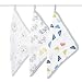 Aden + Anais Washcloth 3 Pack, Leader of The Pack