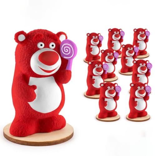 Image of Spartan Kids Paint Your Own Bear Piggy Bank for Kids, DIY Watercolor Craft Activity Set with Lock, Creative Money Saving Box for Boys and Girls, Best Birthday Party Return Gift (10, Bear)