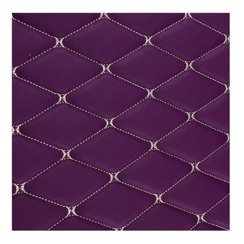 Tissu d'ameublement simili-cuir violet 155cm pour sellerie et canapé