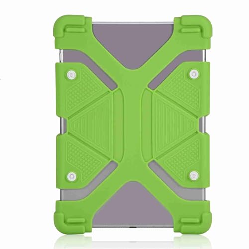 Cryfokt Flexible Silicone Tablet Case Protector with Adjustable Stand Holder, Handle Stand Proctive Cover Anti Slip Heat Dissipation Cover Tablet Protective Cover for Tablets(8.9-12 inches)
