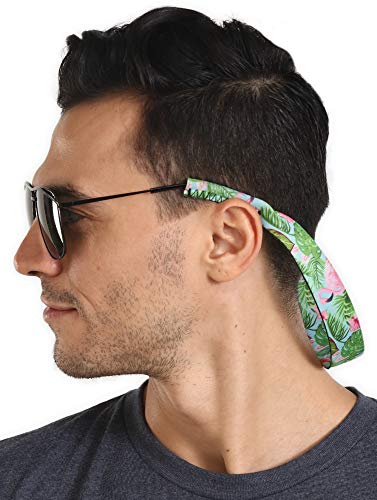 Sunglass Strap for Men & Women - Floating Neoprene Sunglasses Lanyard for Water