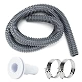 Sanuke Bilge Pump Hose Installation Kit, 1-1/8 Inch Dia Bilge Plumbing Kit with 6 FT Premium Quality Kink-free...
