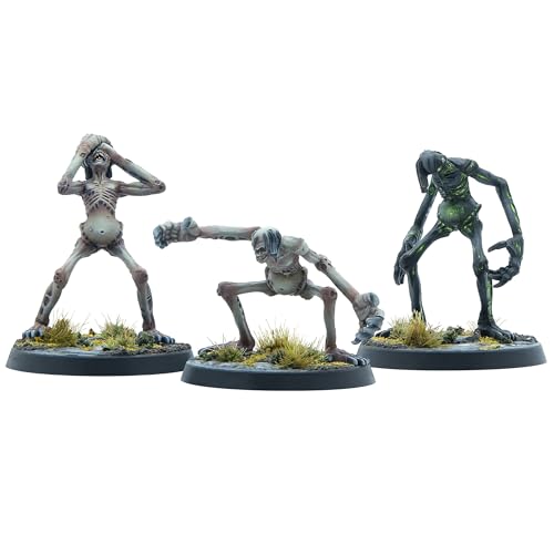Modiphius Fallout Miniatures Cryptids Wendigo Pack 3 figures résine