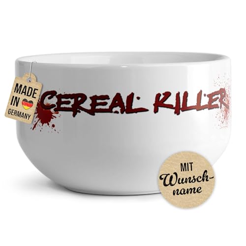PR Print Royal Müslischale mit Name selbst gestalten für Cereal...