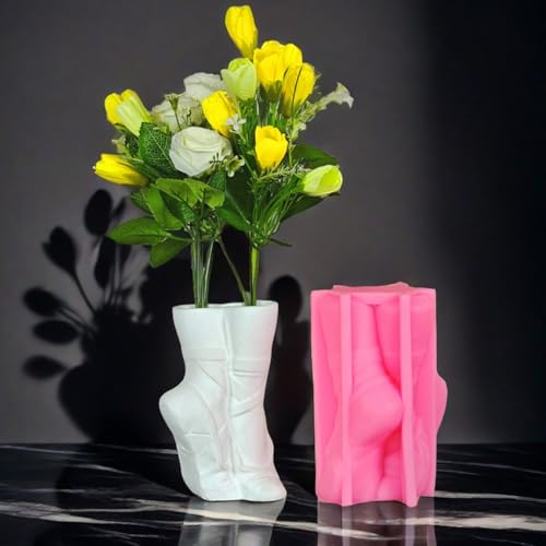 Moule silicone chaussure de ballet pour création de vases artisanaux et décorations de bureau - 7